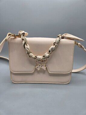 LYN September 2001 Cream / Light Pink Color Cross Body Bag